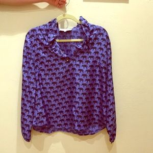 Elizabeth McKay Elephant Blouse